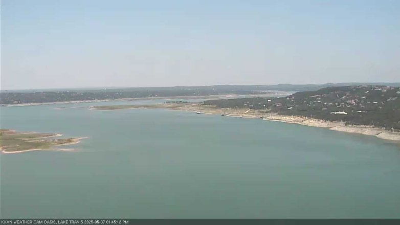 Lake Travis webcam, May 7, 2025 1:45 PM CT