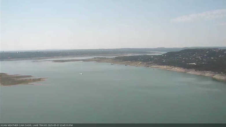 Lake Travis webcam, May 7, 2025 3:45 PM CT