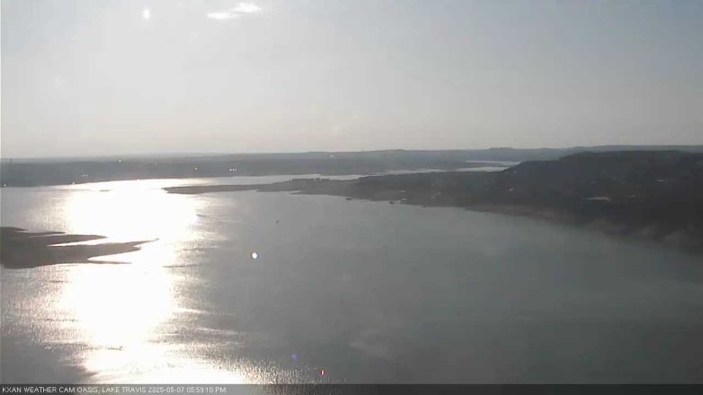 Lake Travis webcam, May 7, 2025 6:00 PM CT