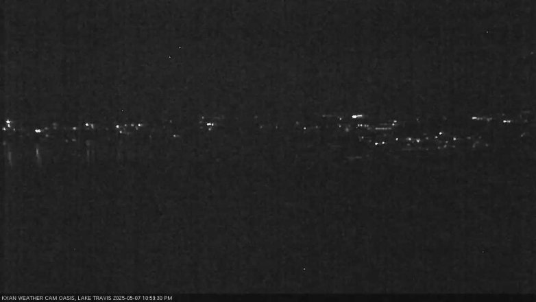 Lake Travis webcam, May 7, 2025 11:00 PM CT