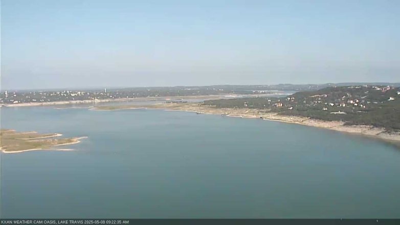 Lake Travis webcam, May 8, 2025 9:25 AM CT
