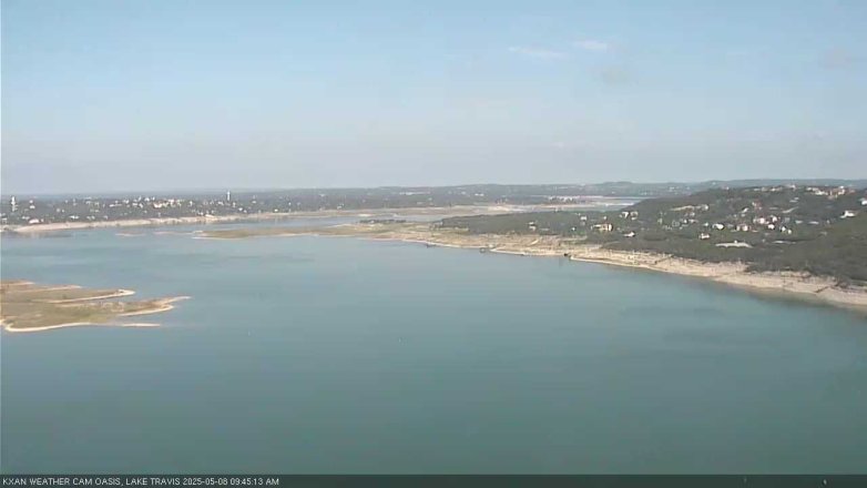 Lake Travis webcam, May 8, 2025 9:45 AM CT