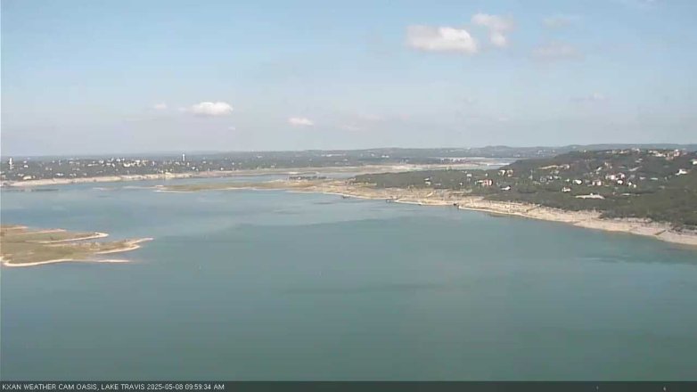 Lake Travis webcam, May 8, 2025 10:00 AM CT
