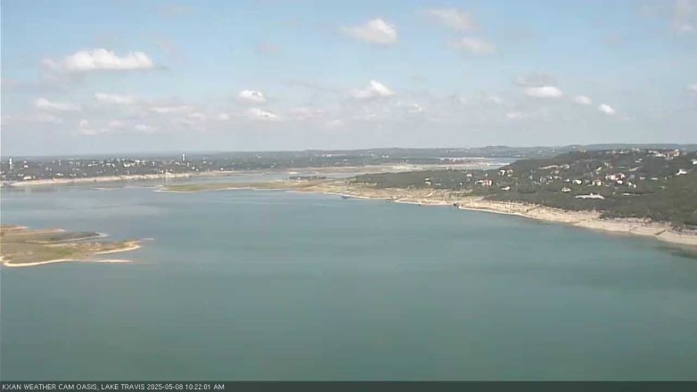 Lake Travis webcam, May 8, 2025 10:25 AM CT