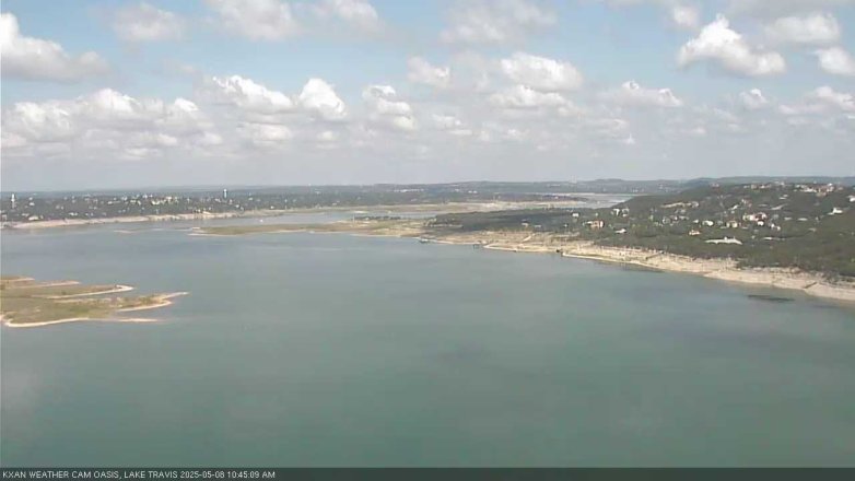 Lake Travis webcam, May 8, 2025 10:45 AM CT