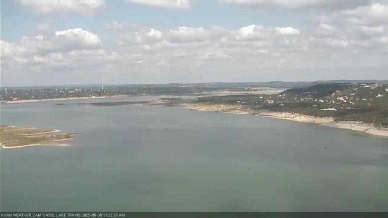 Lake Travis webcam, May 8, 2025 11:25 AM CT