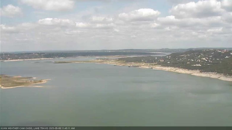 Lake Travis webcam, May 8, 2025 11:45 AM CT