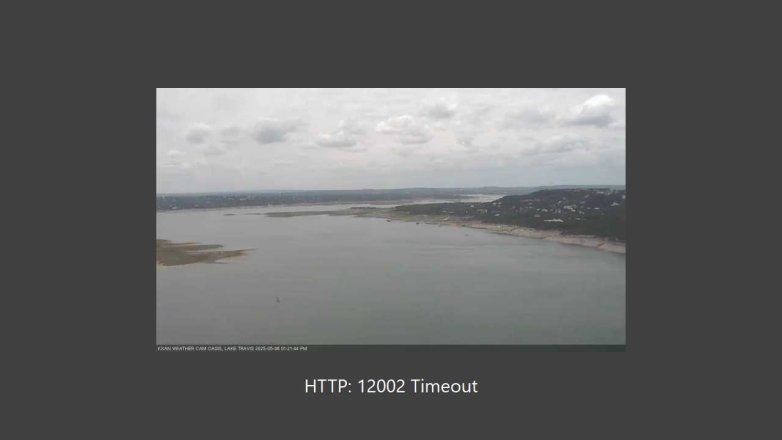 Lake Travis webcam, May 8, 2025 1:25 PM CT