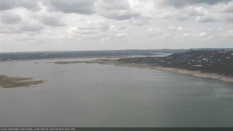Lake Travis webcam, May 8, 2025 1:45 PM CT
