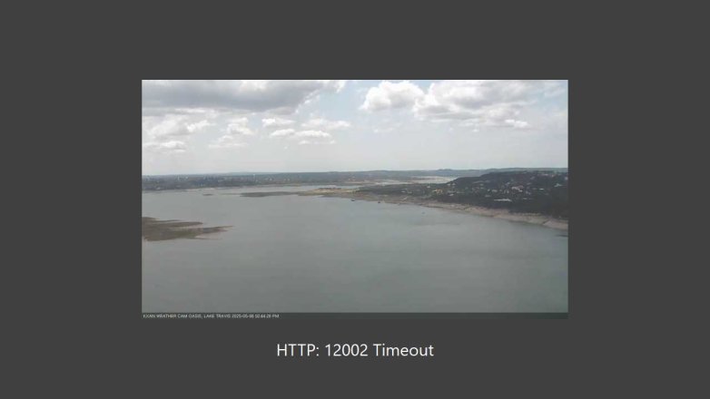 Lake Travis webcam, May 8, 2025 2:45 PM CT