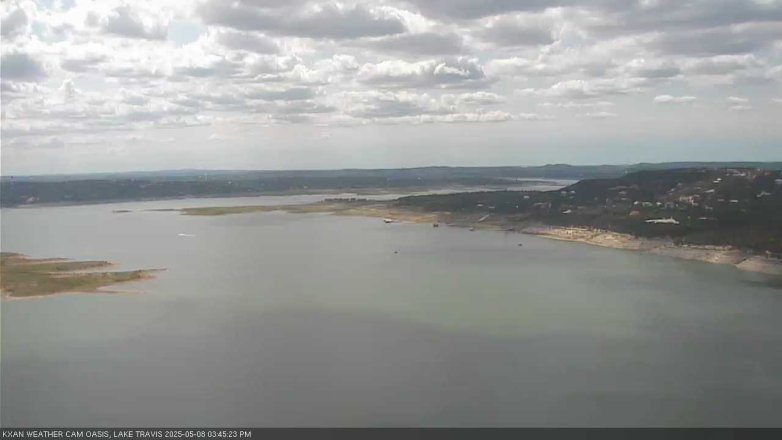 Lake Travis webcam, May 8, 2025 3:45 PM CT