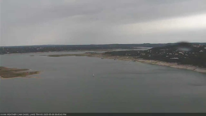 Lake Travis webcam, May 8, 2025 6:45 PM CT