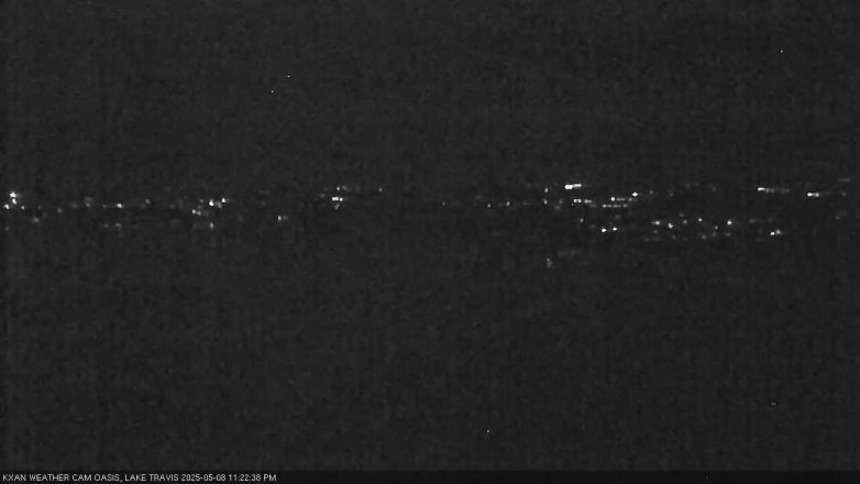 Lake Travis webcam, May 8, 2025 11:25 PM CT