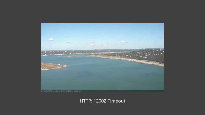 Lake Travis webcam, May 9, 2025 9:45 AM CT