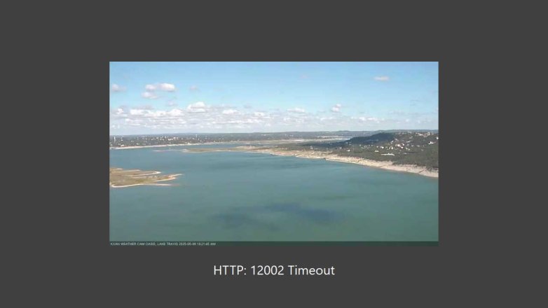 Lake Travis webcam, May 9, 2025 10:25 AM CT