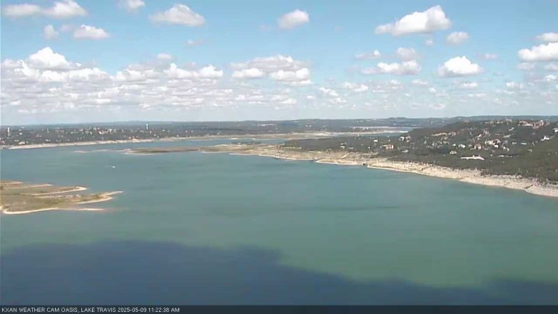 Lake Travis webcam, May 9, 2025 11:25 AM CT