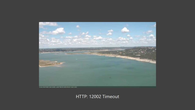 Lake Travis webcam, May 9, 2025 11:45 AM CT