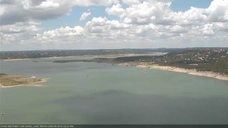 Lake Travis webcam, May 9, 2025 1:25 PM CT