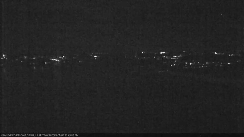 Lake Travis webcam, May 9, 2025 11:45 PM CT