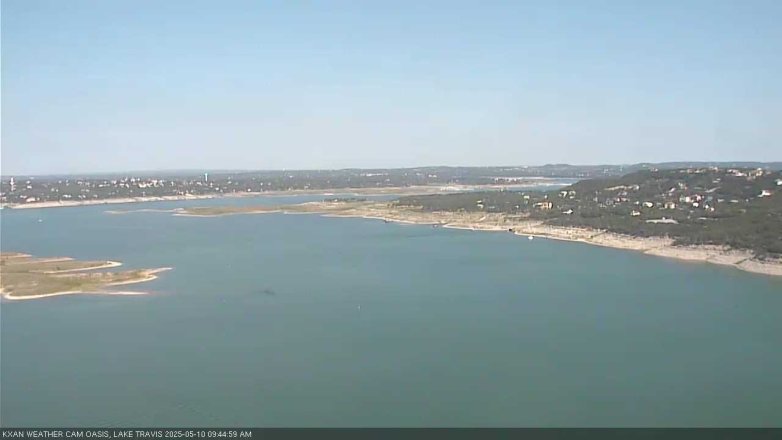 Lake Travis webcam, May 10, 2025 9:45 AM CT