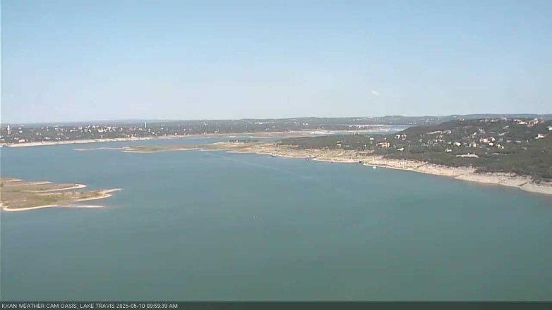 Lake Travis webcam, May 10, 2025 10:00 AM CT