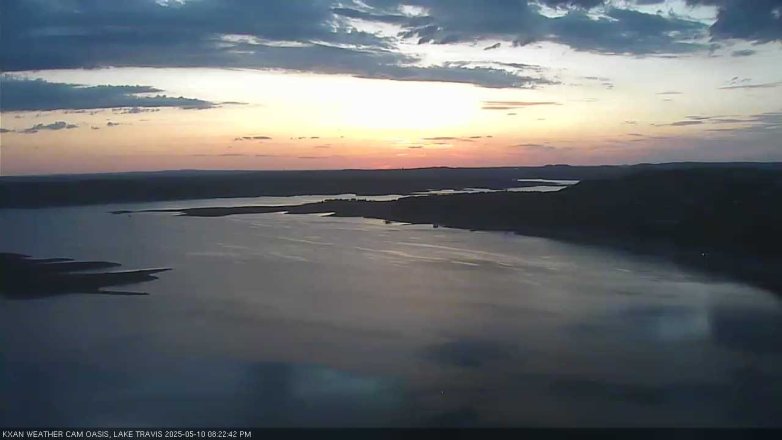 Lake Travis webcam, May 10, 2025 8:25 PM CT