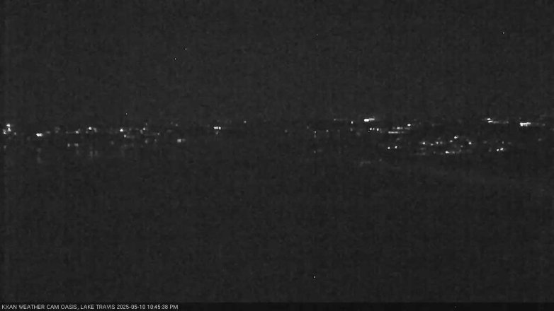 Lake Travis webcam, May 10, 2025 10:45 PM CT