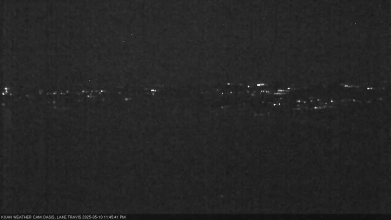 Lake Travis webcam, May 10, 2025 11:45 PM CT