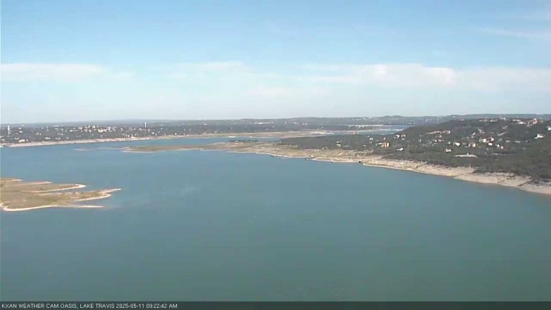 Lake Travis webcam, May 11, 2025 9:25 AM CT