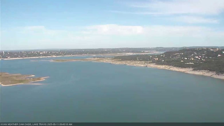 Lake Travis webcam, May 11, 2025 9:45 AM CT