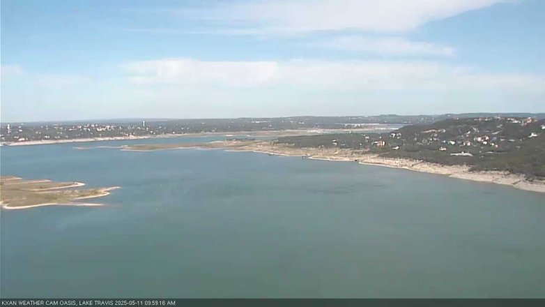 Lake Travis webcam, May 11, 2025 10:00 AM CT