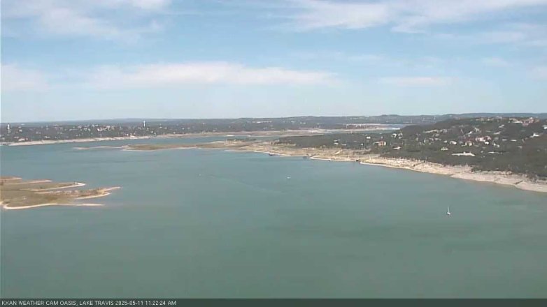 Lake Travis webcam, May 11, 2025 11:25 AM CT