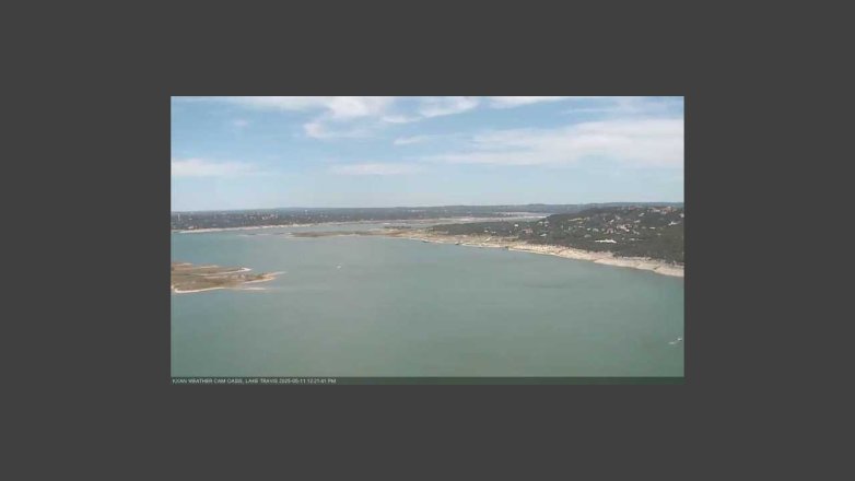 Lake Travis webcam, May 11, 2025 12:25 PM CT