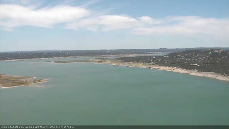 Lake Travis webcam, May 11, 2025 1:45 PM CT