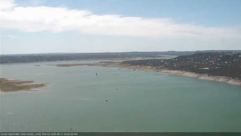 Lake Travis webcam, May 11, 2025 3:45 PM CT