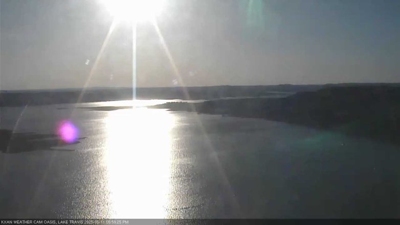 Lake Travis webcam, May 11, 2025 7:00 PM CT