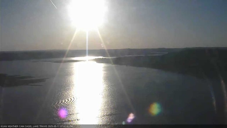 Lake Travis webcam, May 11, 2025 7:25 PM CT