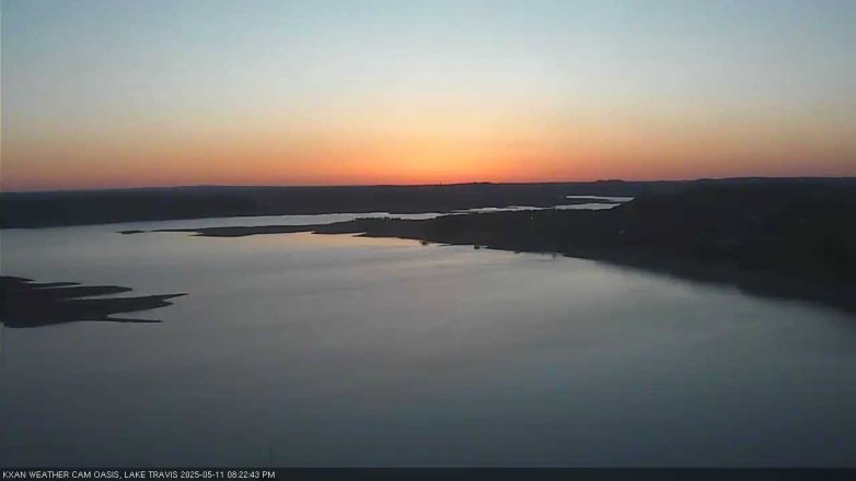 Lake Travis webcam, May 11, 2025 8:25 PM CT