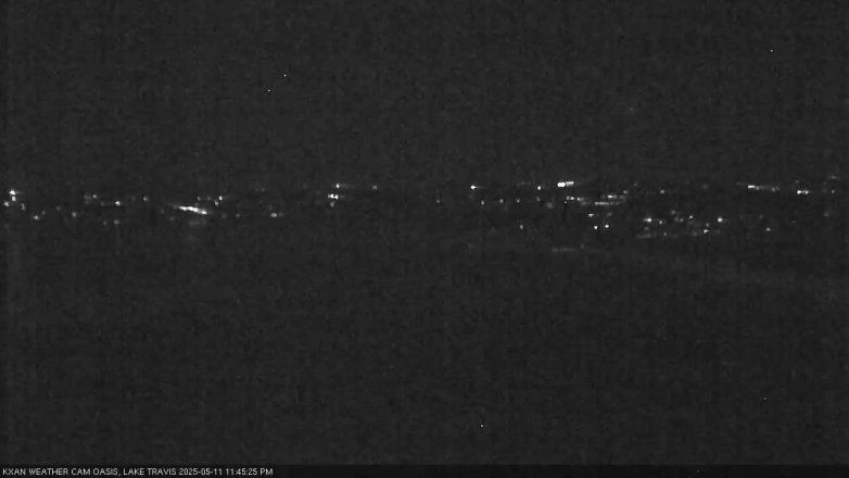 Lake Travis webcam, May 11, 2025 11:45 PM CT