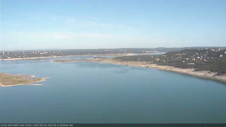 Lake Travis webcam, May 12, 2025 9:00 AM CT