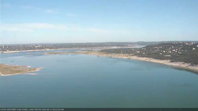 Lake Travis webcam, May 12, 2025 9:25 AM CT