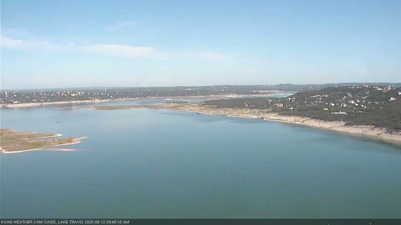 Lake Travis webcam, May 12, 2025 9:45 AM CT