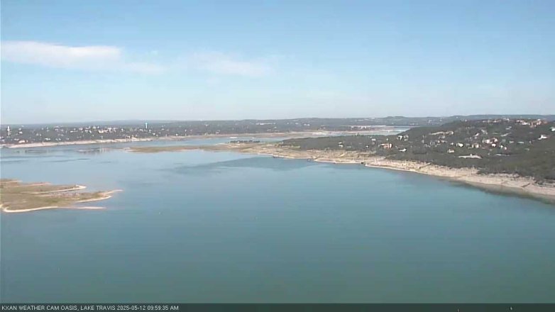 Lake Travis webcam, May 12, 2025 10:00 AM CT