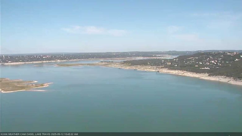 Lake Travis webcam, May 12, 2025 10:45 AM CT
