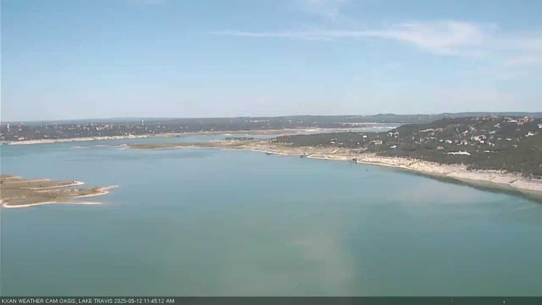 Lake Travis webcam, May 12, 2025 11:45 AM CT