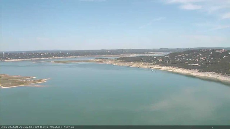 Lake Travis webcam, May 12, 2025 12:00 PM CT