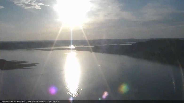 Lake Travis webcam, May 12, 2025 7:25 PM CT