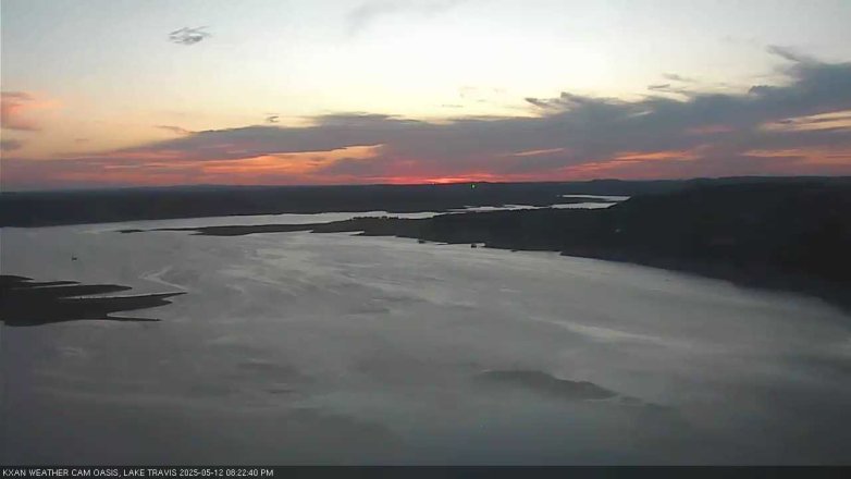 Lake Travis webcam, May 12, 2025 8:25 PM CT