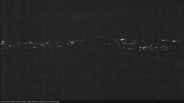 Lake Travis webcam, May 12, 2025 9:45 PM CT