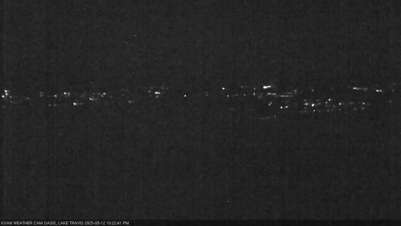 Lake Travis webcam, May 12, 2025 10:25 PM CT